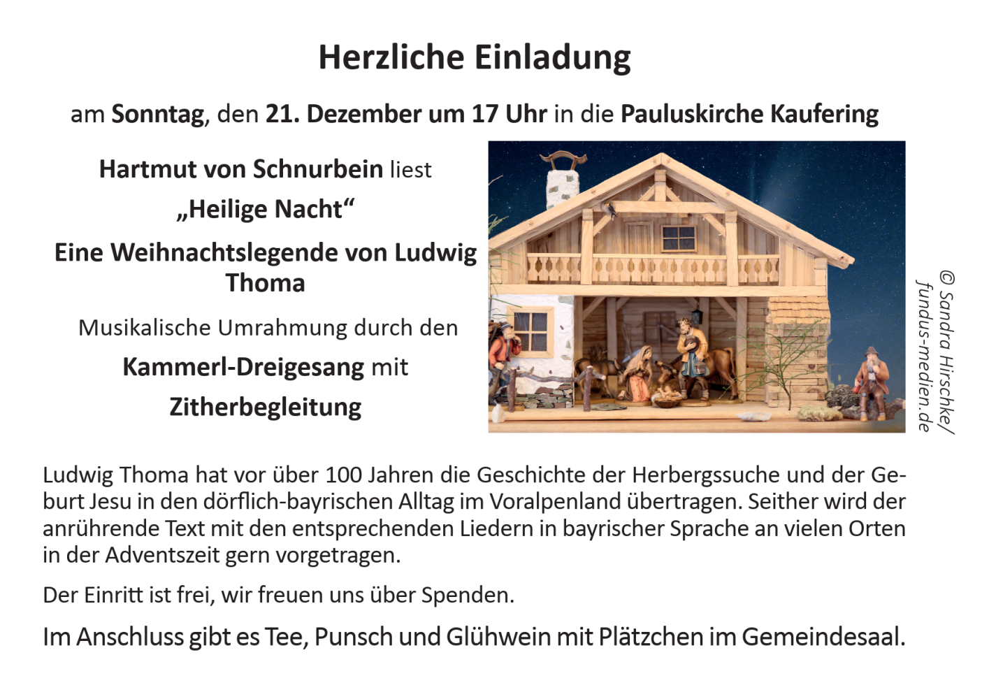 Plakat Heilige Nacht