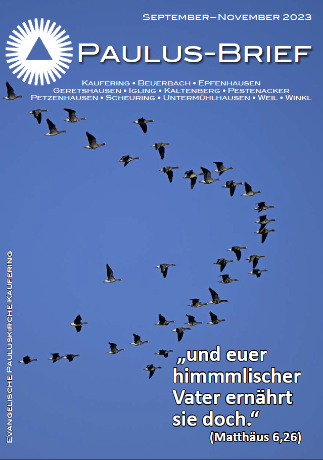 Paulus-Brief September-November 2023
