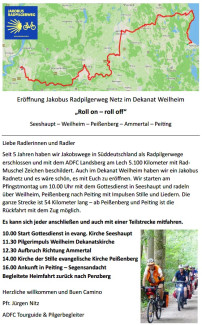 Eröffnung Radpilgerweg